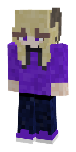 Blue skin: body, front render
