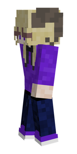 Blue skin: body, left side render