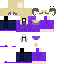 Blue skin: raw texture render