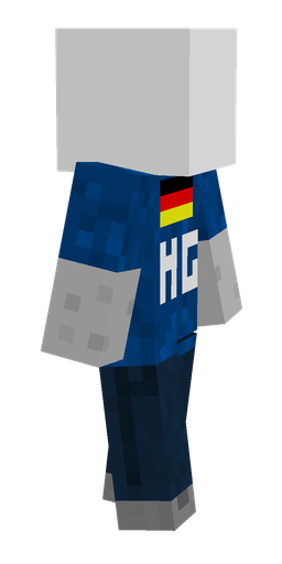Blue skin: body, right side render