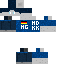 Blue skin: raw texture render