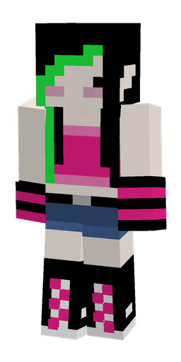 Black skin: body, front render