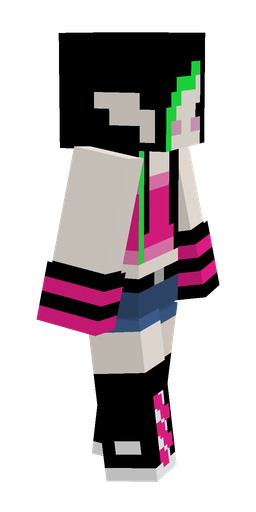 Black skin: body, right side render
