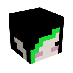 Black skin: head render