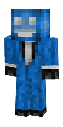 Blue skin: body, front render