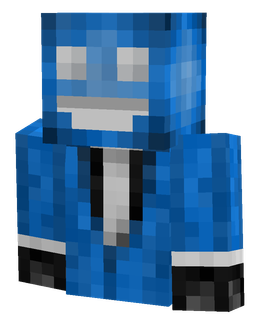 Blue skin: bust render