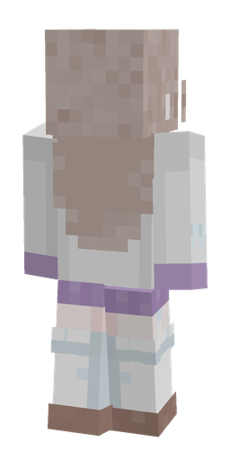 Orange skin: body, back render