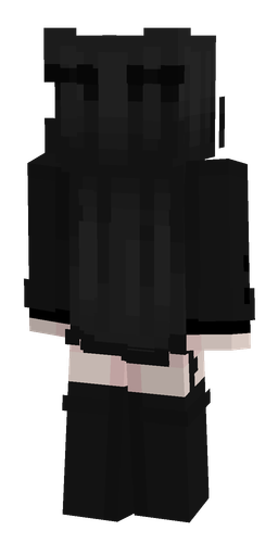 Black skin: body, back render