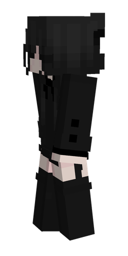Black skin: body, left side render