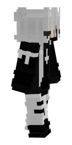 Black skin: body, right side render