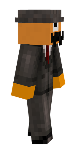 Black skin: body, right side render