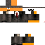 Black skin: raw texture render