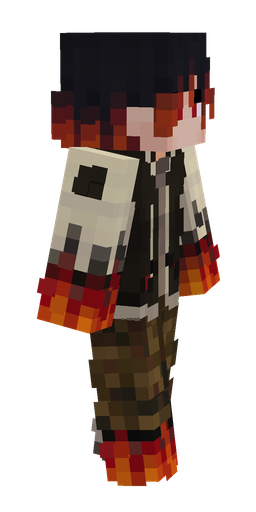 Black skin: body, right side render
