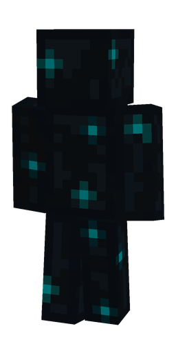 Black skin: body, back render