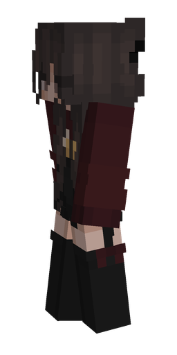Black skin: body, left side render