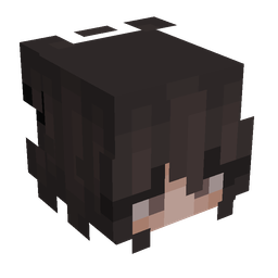 Black skin: head render