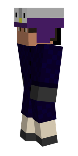 Black skin: body, left side render