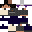 Black skin: raw texture render