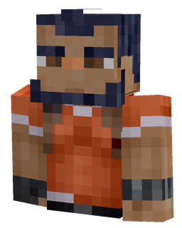 Blue skin: bust render