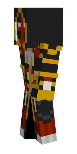 Black skin: body, left side render