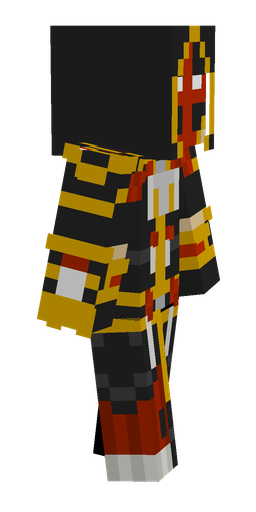 Black skin: body, right side render