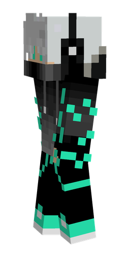 Black skin: body, left side render