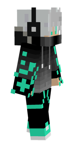 Black skin: body, right side render