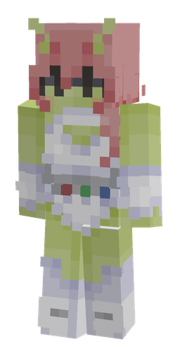 Blue skin: body, front render