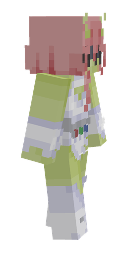 Blue skin: body, right side render