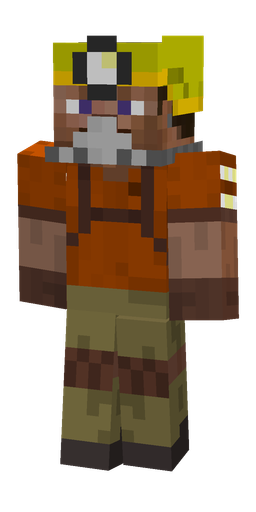 Black skin: body, front render