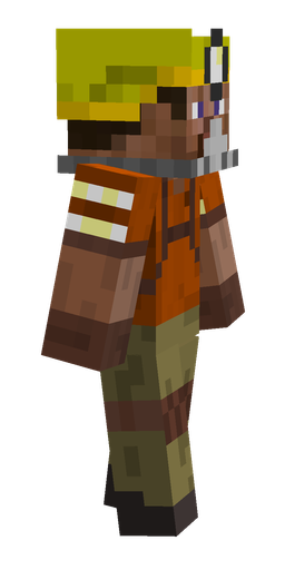 Black skin: body, right side render
