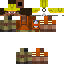Black skin: raw texture render