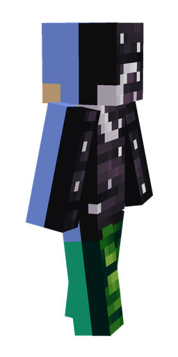 Black skin: body, right side render