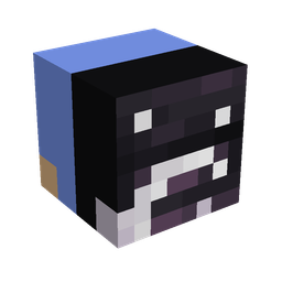 Black skin: head render
