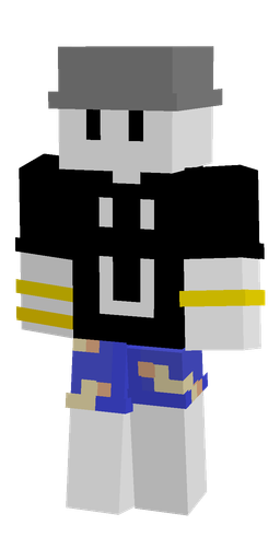 Black skin: body, front render