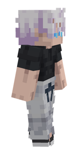 Black skin: body, right side render