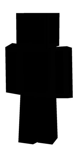 Black skin: body, back render