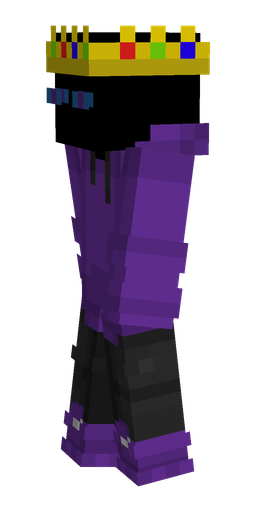 Black skin: body, left side render
