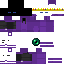 Black skin: raw texture render