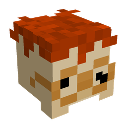 Brown skin: head render