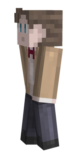Black skin: body, left side render