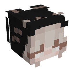 Black skin: head render