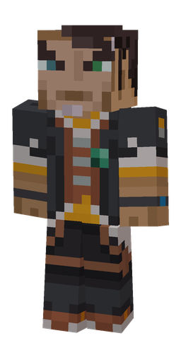 Black skin: body, front render