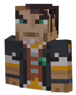 Black skin: bust render