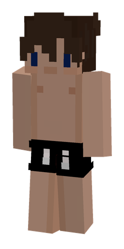 Brown skin: body, front render