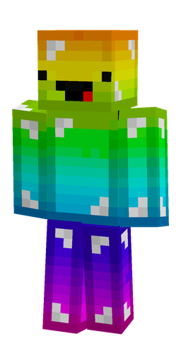 Blue skin: body, front render