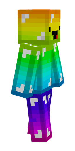 Blue skin: body, right side render