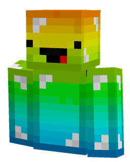 Blue skin: bust render