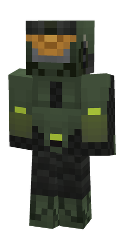Black skin: body, front render