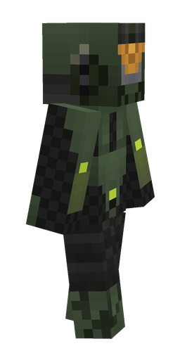 Black skin: body, right side render